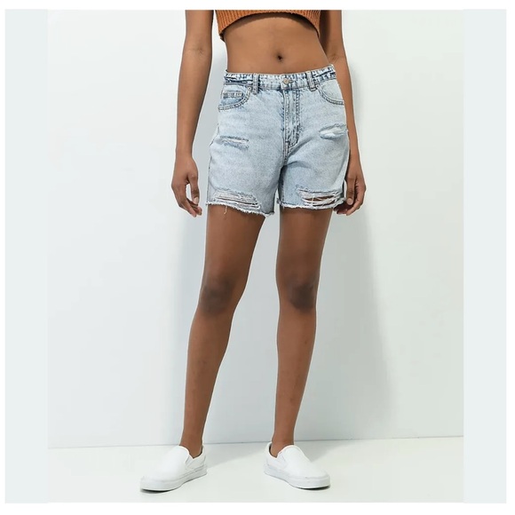 Unionbay Nate Shore Wash Distressed Jean Shorts - Picture 2 of 7